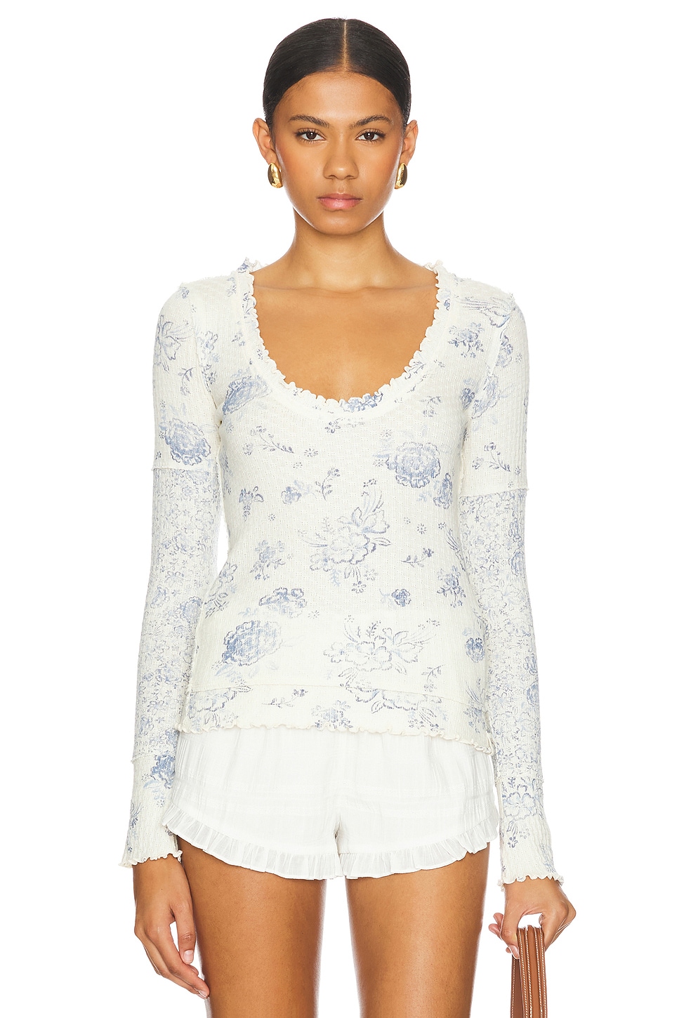 

Free People клевер печатный термотоп Free People, мультиколор