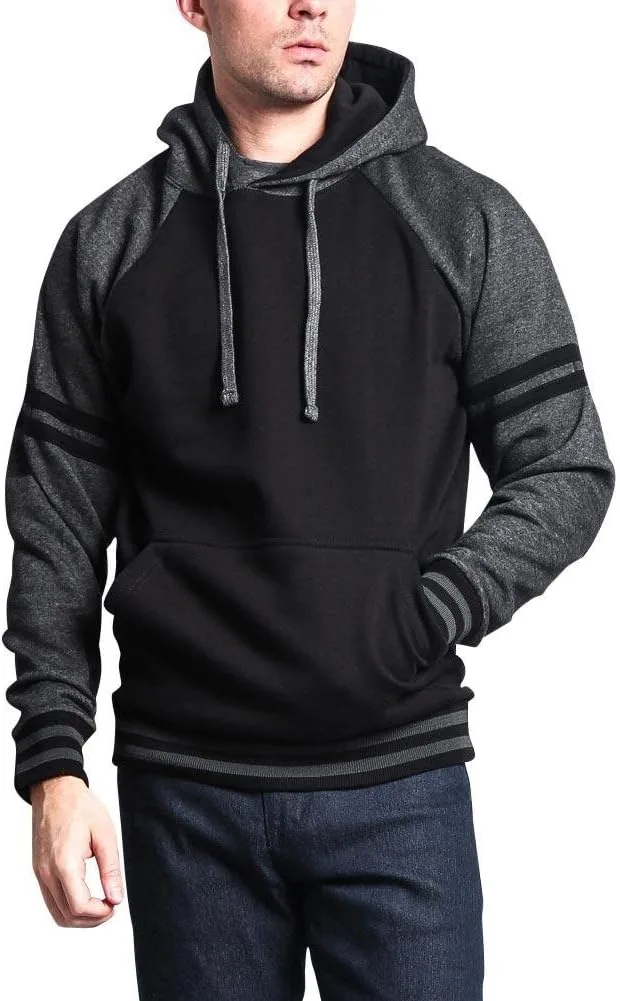 

G-Style USA премиум худи с контрастными регланными рукавами