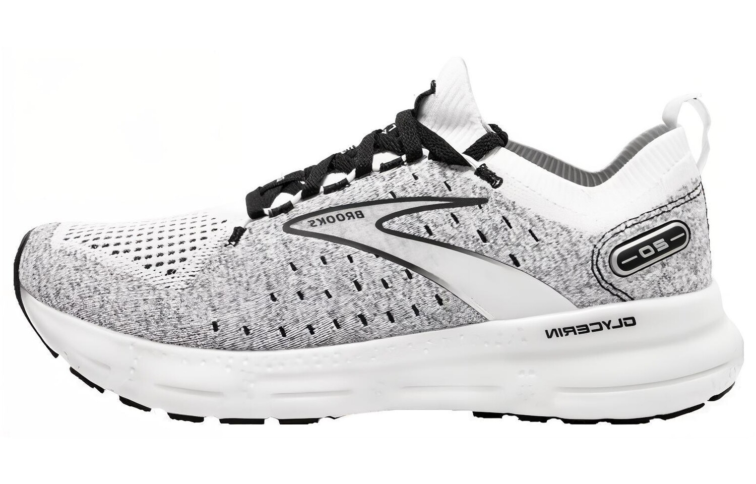 

Кроссовки Brooks Glycerin StealthFit 20 'White Grey', белый/серый