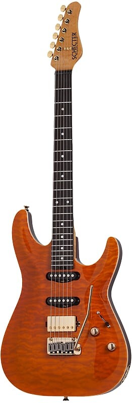 

Электрогитара Schecter California Classic Trans Amber w/Case
