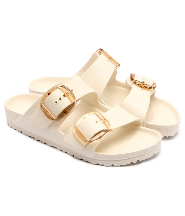 Тапочки Аризона Эва Narrow fit Birkenstock, бежевый — фото 3