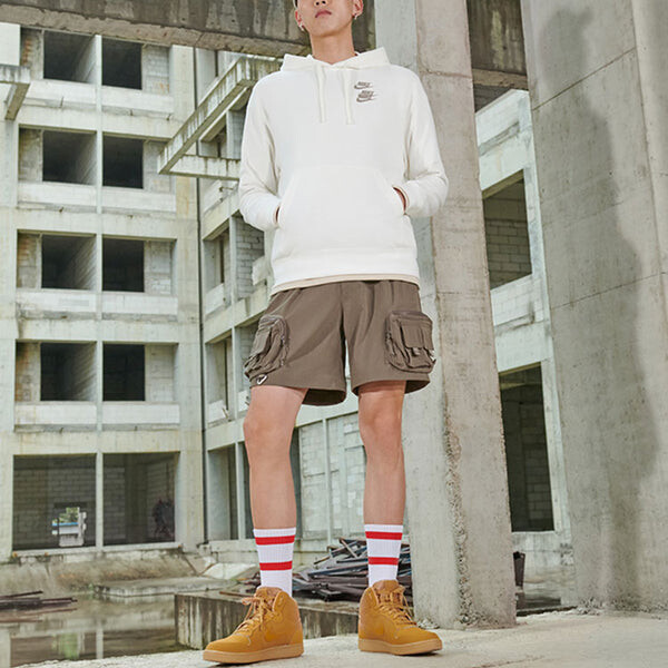 Толстовка Nike Sportswear NSW Casual Sports Pullover Autumn Sail White, мультиколор — фото 3