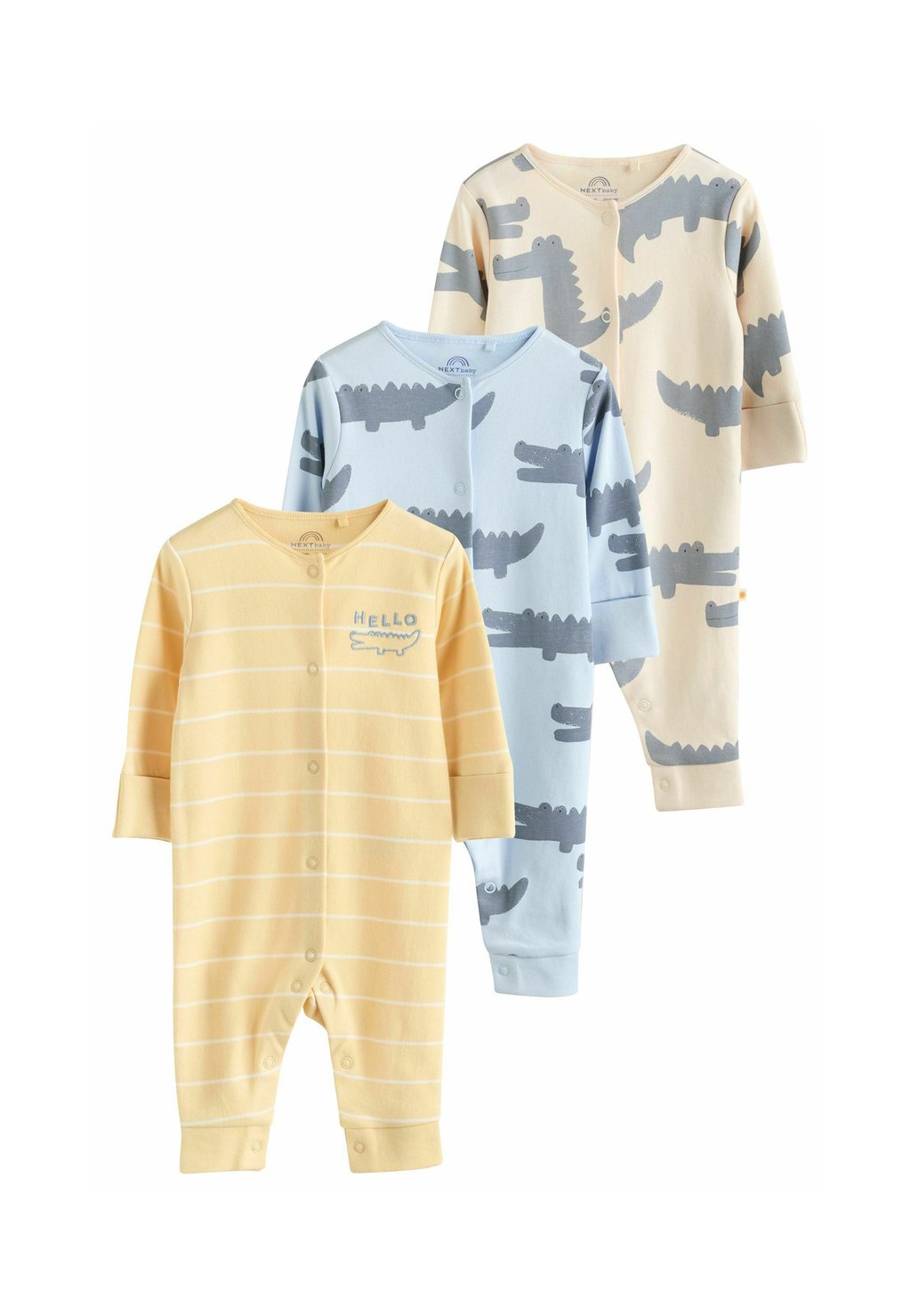 

Пижама FOOTLESS 3 PACK - REGULAR FIT Next, синий