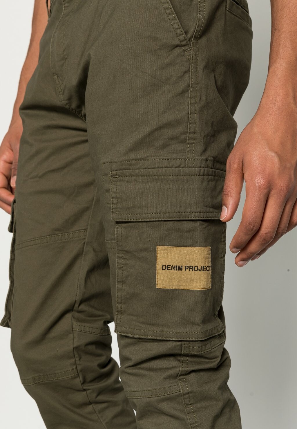 

Брюки карго CARGO PATCH PANT Denim Project, зеленый