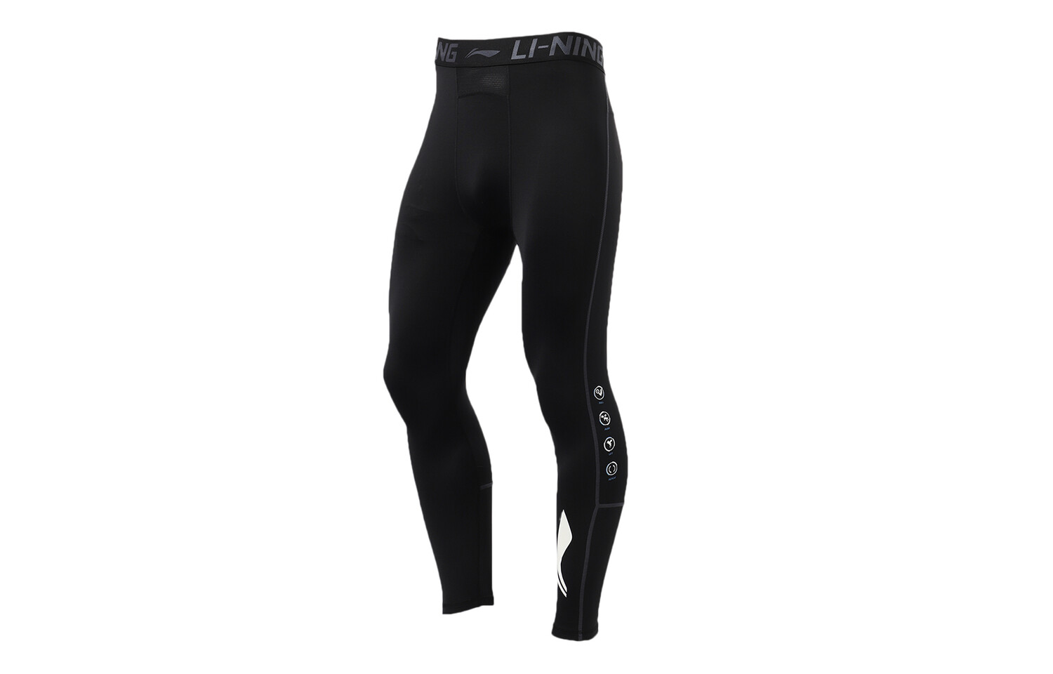 

Трикотажные спортивные штаны Fitness Series для мужчин, черные Lining, черный