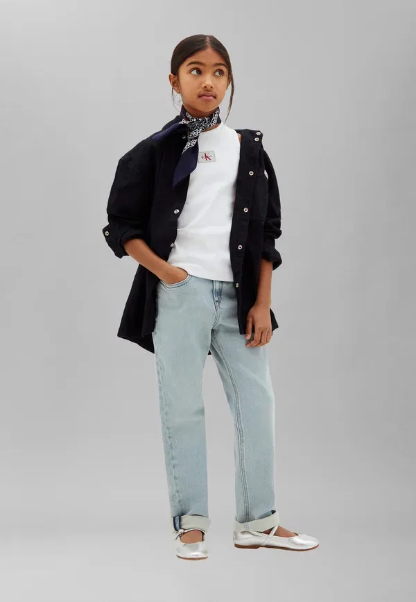 Топ-майка Calvin Klein Jeans Mini me, ярко-белый — фото 4