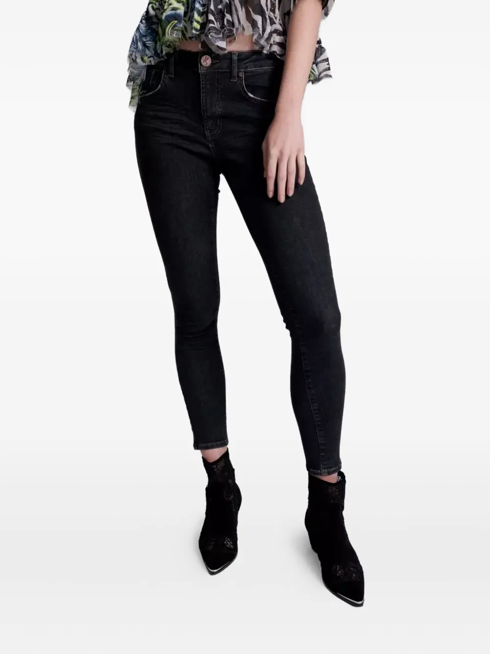 

Джинсы Freebirds II с пятью карманами One Teaspoon, черный