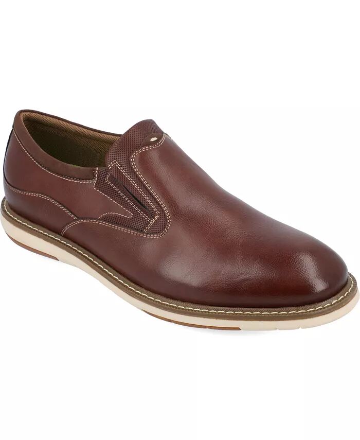 

Мужские мокасины Willis Tru Comfort Foam Slip-On Round Toe Vance Co., коричневый