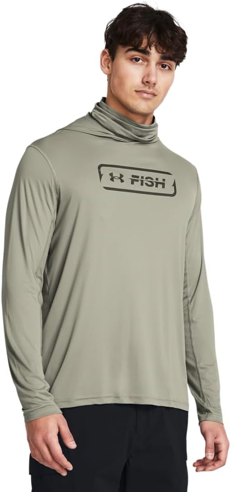 

Толстовка Under Armour мужская Iso-chill Ninja Hook, (504) Grove Green/Marine Od Green