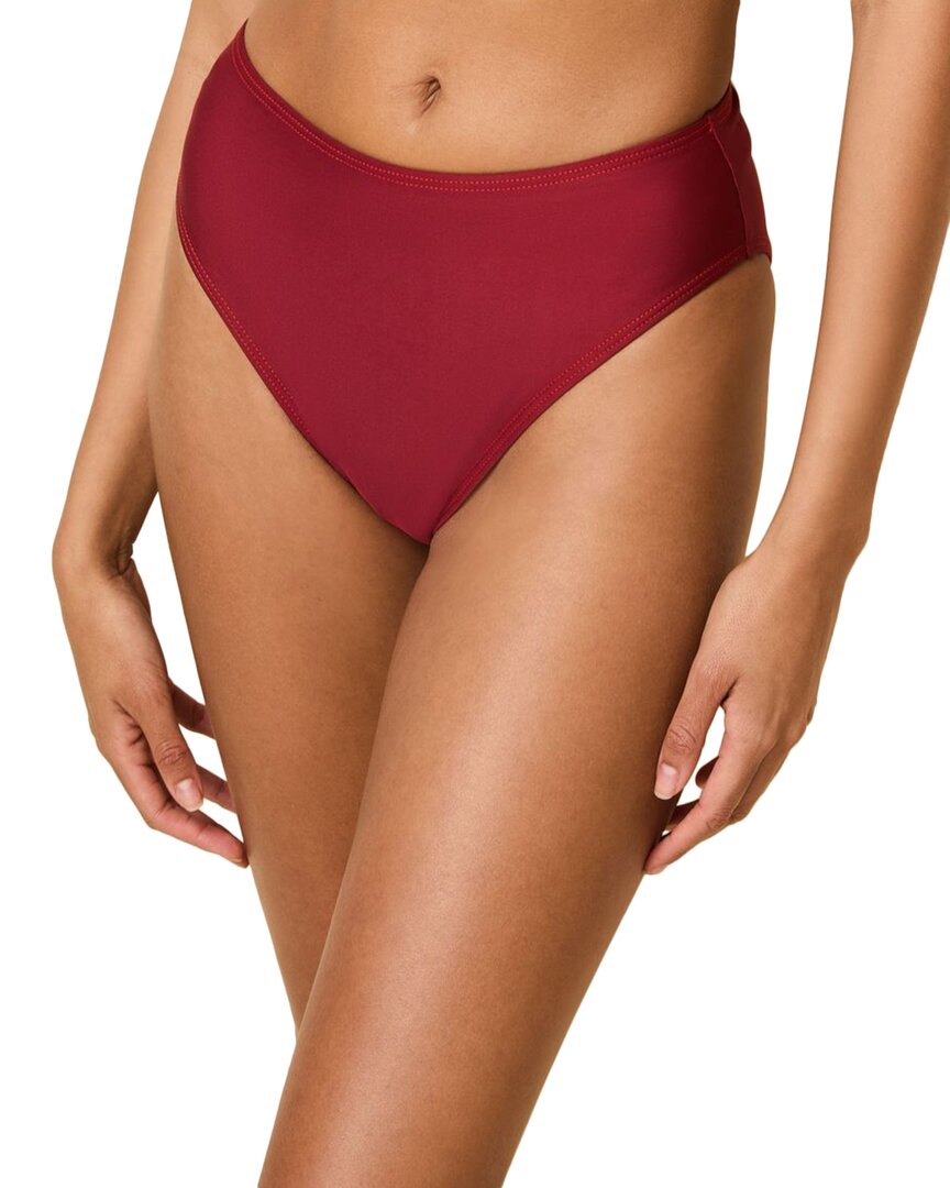 

Однотонные и полосатые плавки бикини Miranda Solid & Striped, красный
