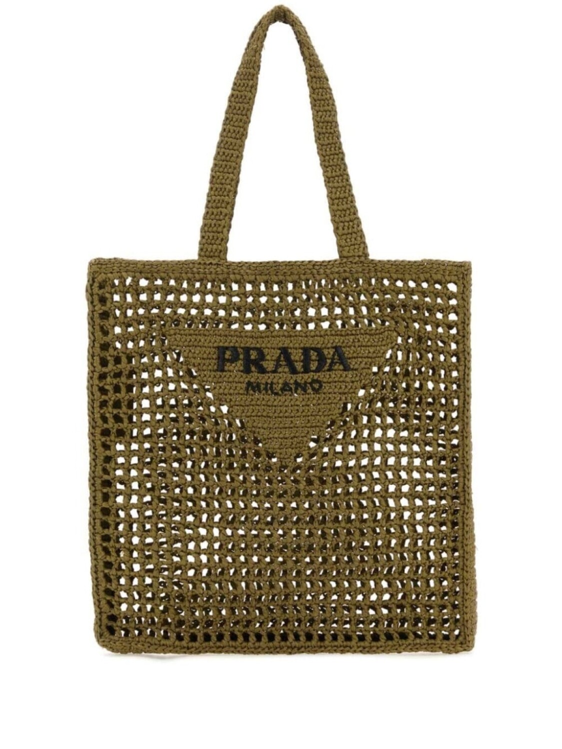 

Сумка-тоут Prada Crochet, зеленый