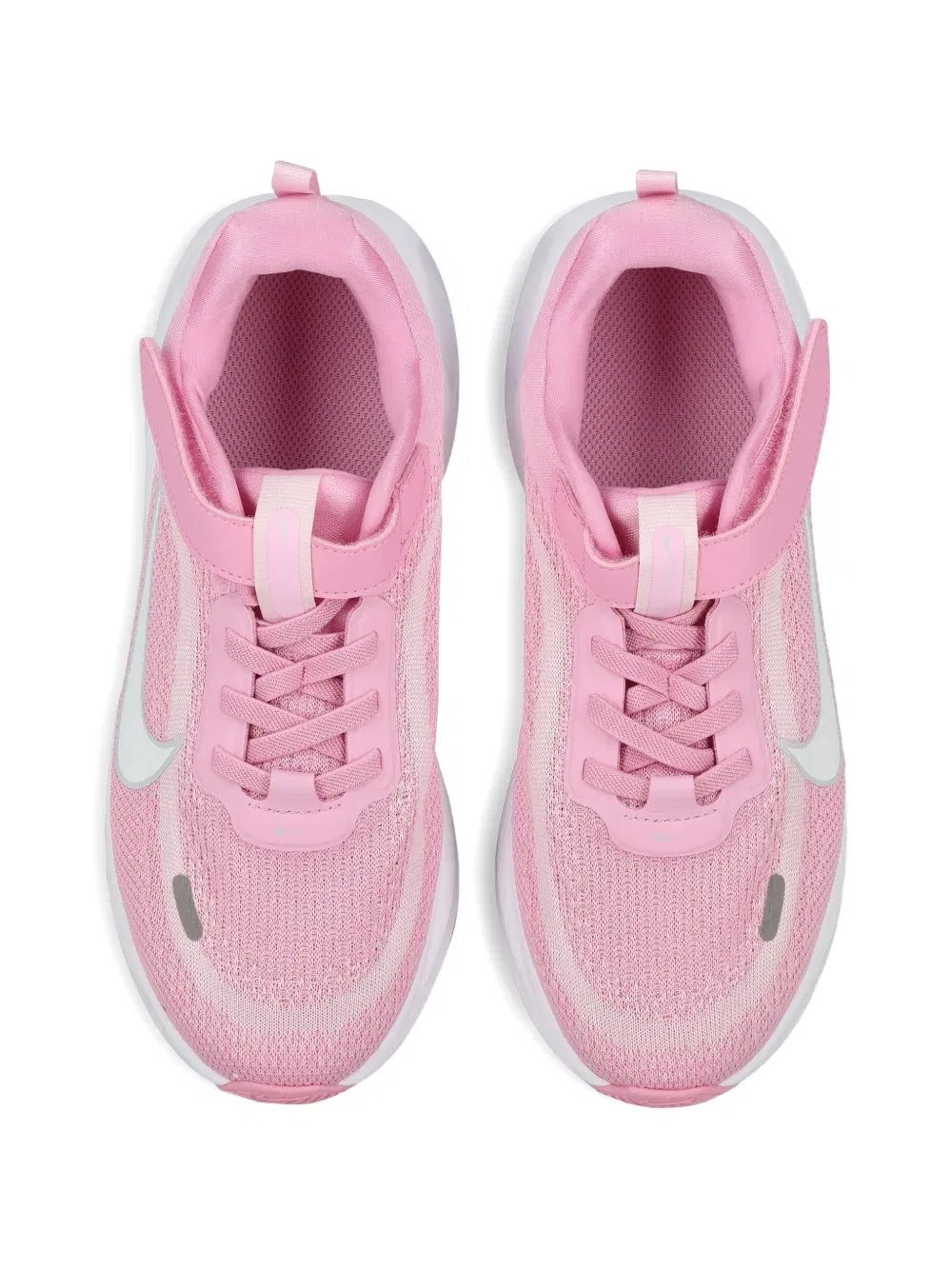 Отличные кроссовки на шнуровке Nike Kids, розовый — фото 4