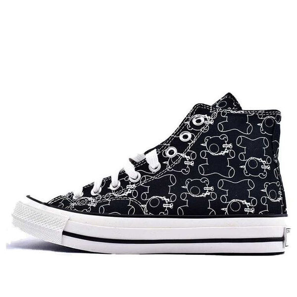 

Кроссовки undercover x addict x chuck taylor all star high 'teddy bear' Converse, черный