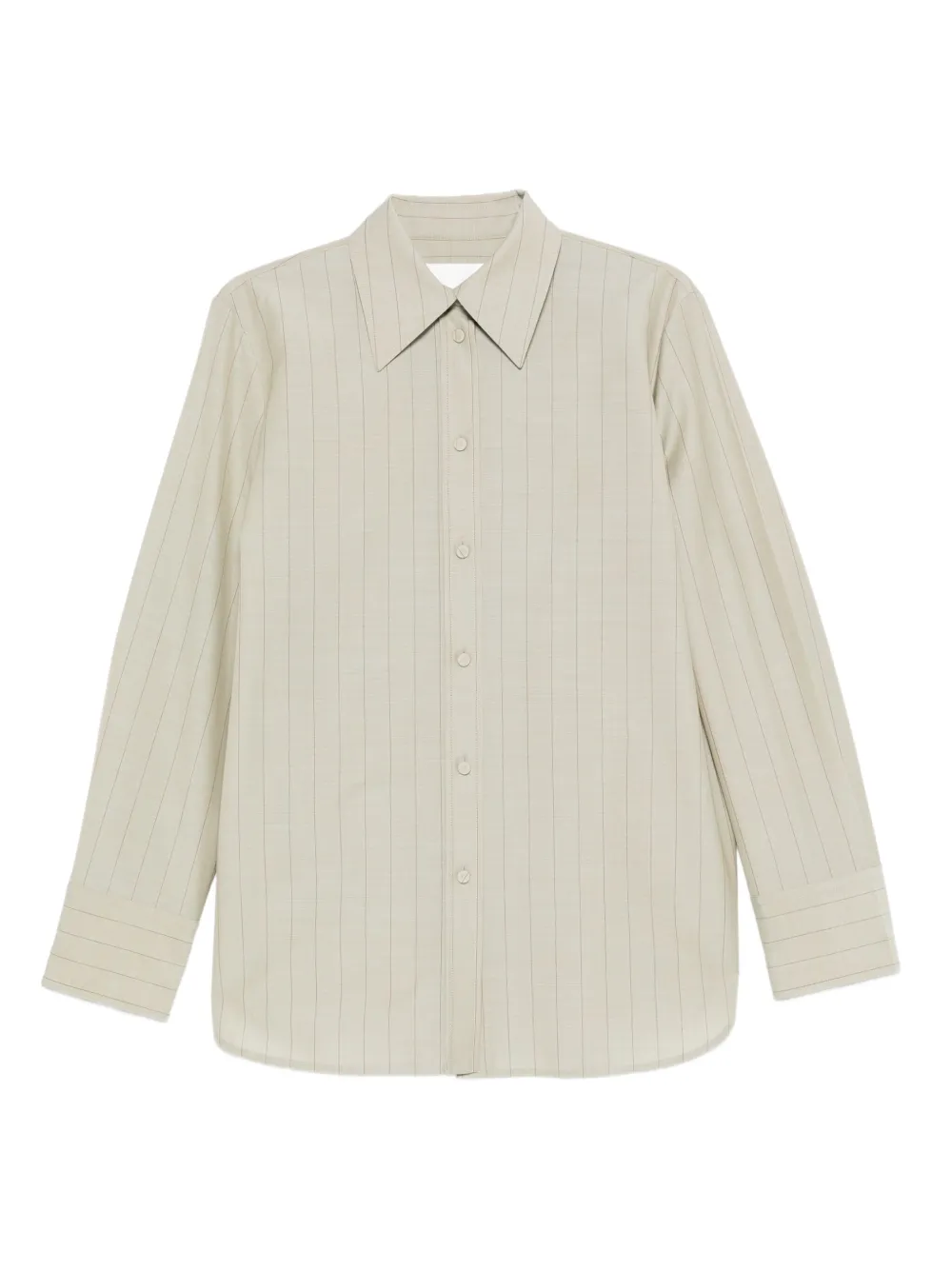 

Рубашка в тонкую полоску JIL SANDER, зеленый