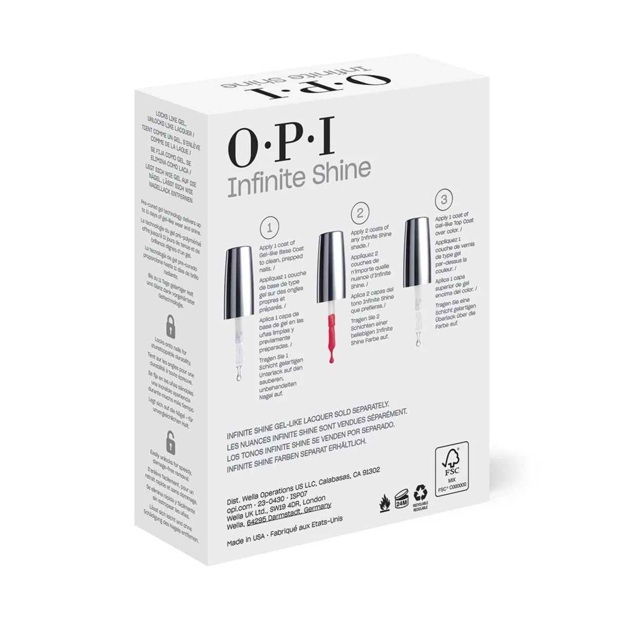 Базовое и верхнее покрытие Infinite Shine от OPI, 15 мл Opi — фото 3