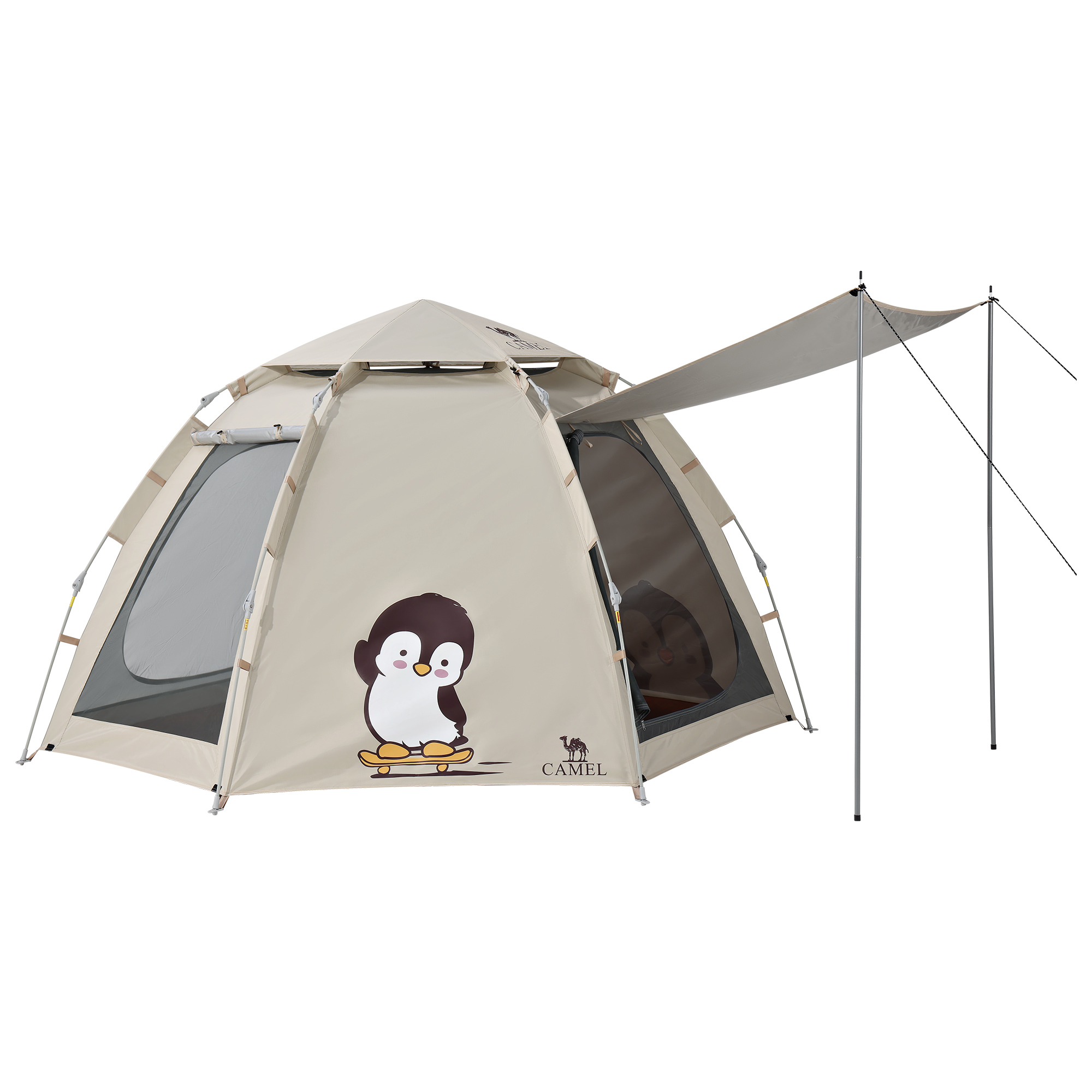 

Палатка для кемпинга Outdoor Automatic Tent CAMEL, pearl белый