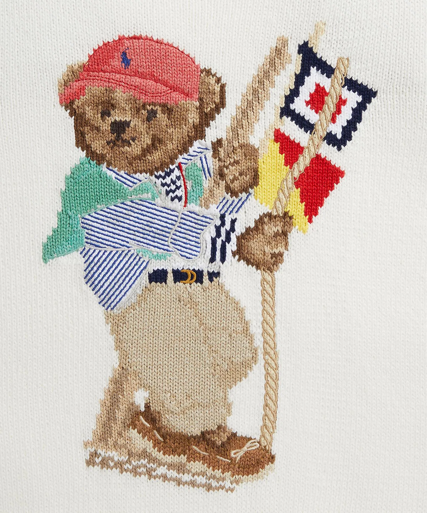 Хлопковый свитер Polo Bear — фото 3