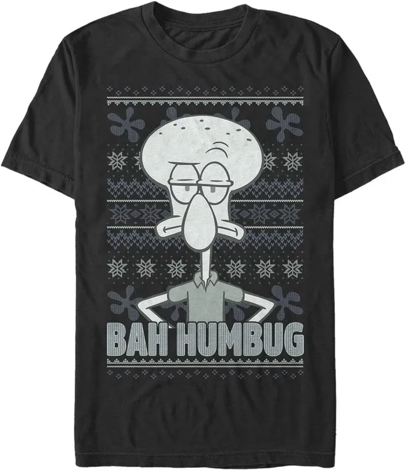 

Nickelodeon Big & Tall Spongebob Squarepants Squidward свитер мужской с коротким рукавом