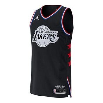 

Майка Air Jordan NBA Los Angeles Lakers ( AU ) 2019 All-Star LeBron James No. 23 Jersey Black, черный