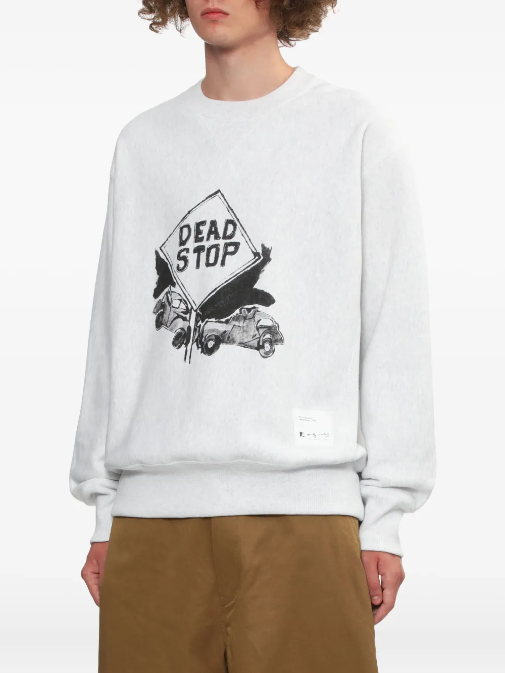 

Толстовка с графичным принтом Comme des Garçons Homme, белый