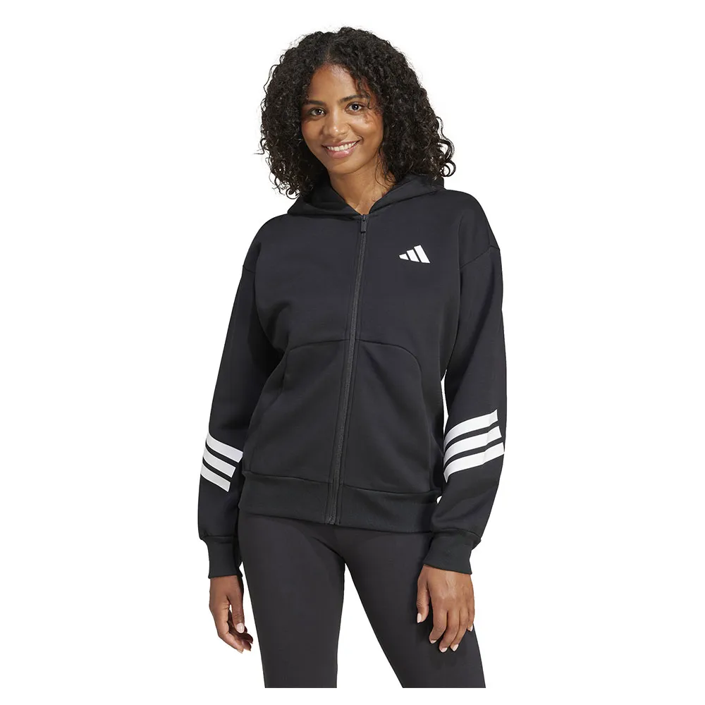 

Толстовка adidas Future Icons 3 Stripes full zip, черный