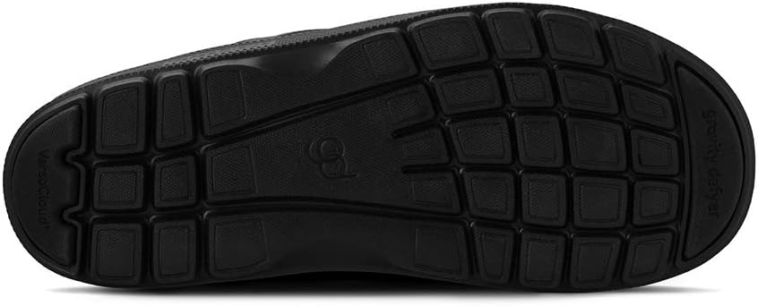 Мужские сандалии Gravity Defyer G-Defy Heston из кожи - многоуровневые стельки VersoCloud с амортизирующей системой для восстановления после нагрузок, черный — фото 3
