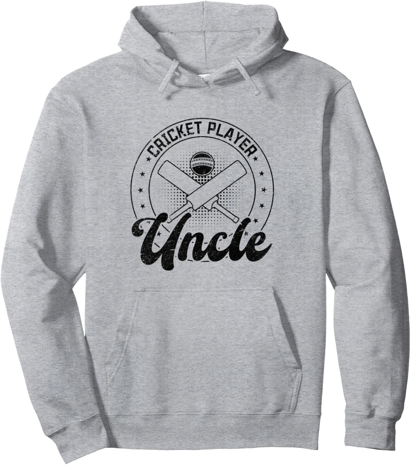 

Худи дяди-крикетиста Cricket Uncle Cricketing Uncle Cricketer, серый