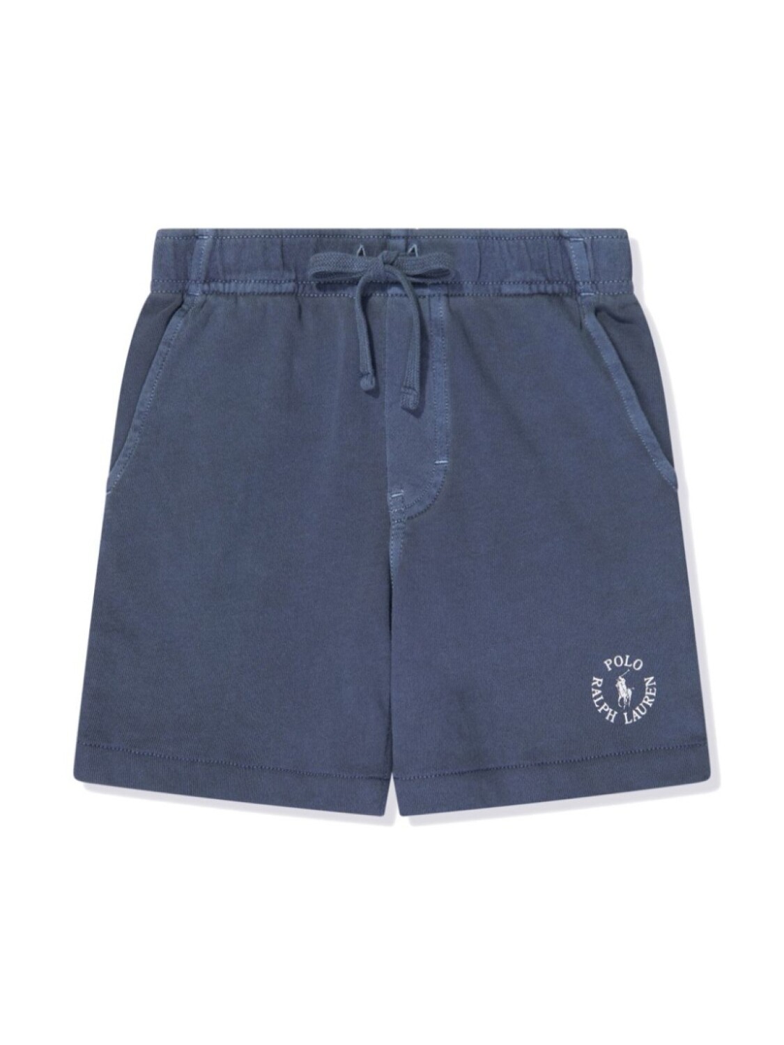 

Ralph Lauren Kids махровые шорты с логотипом, синий