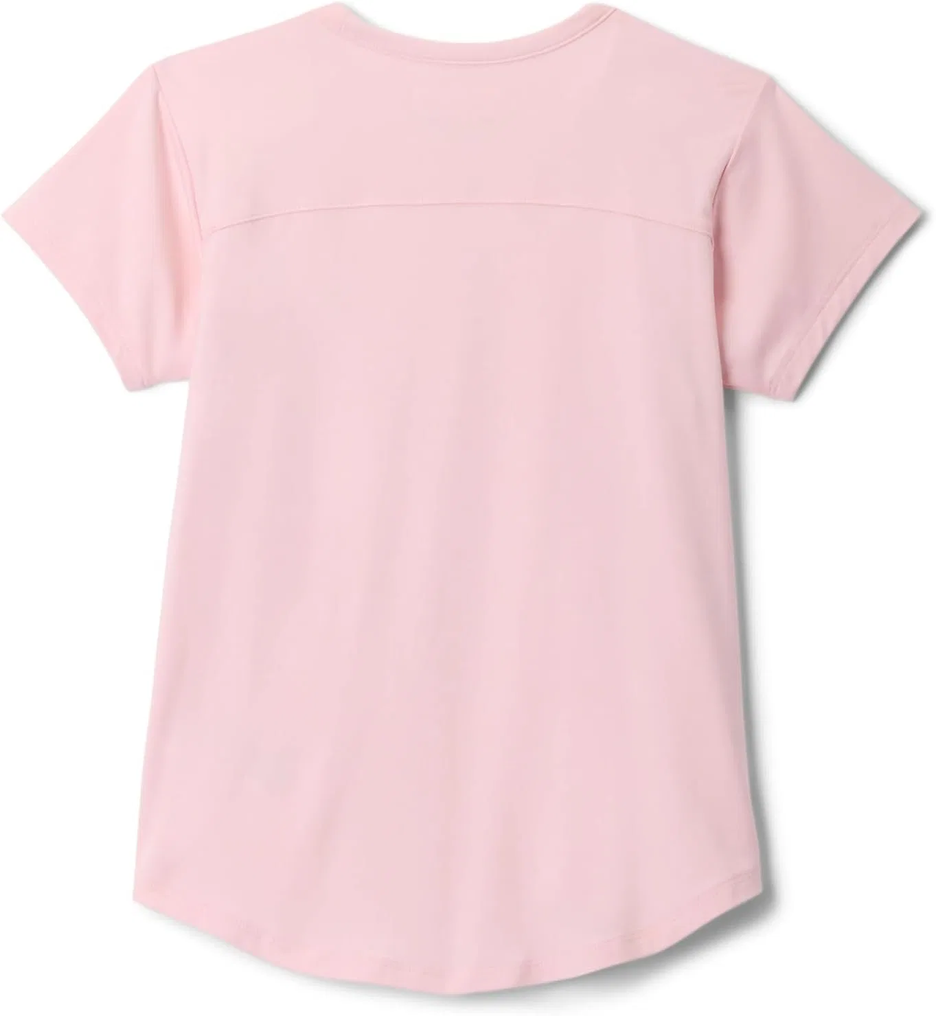 Футболка детская Columbia Tech Trail Short Sleeve Tee, Satin Pink Heather — фото 2
