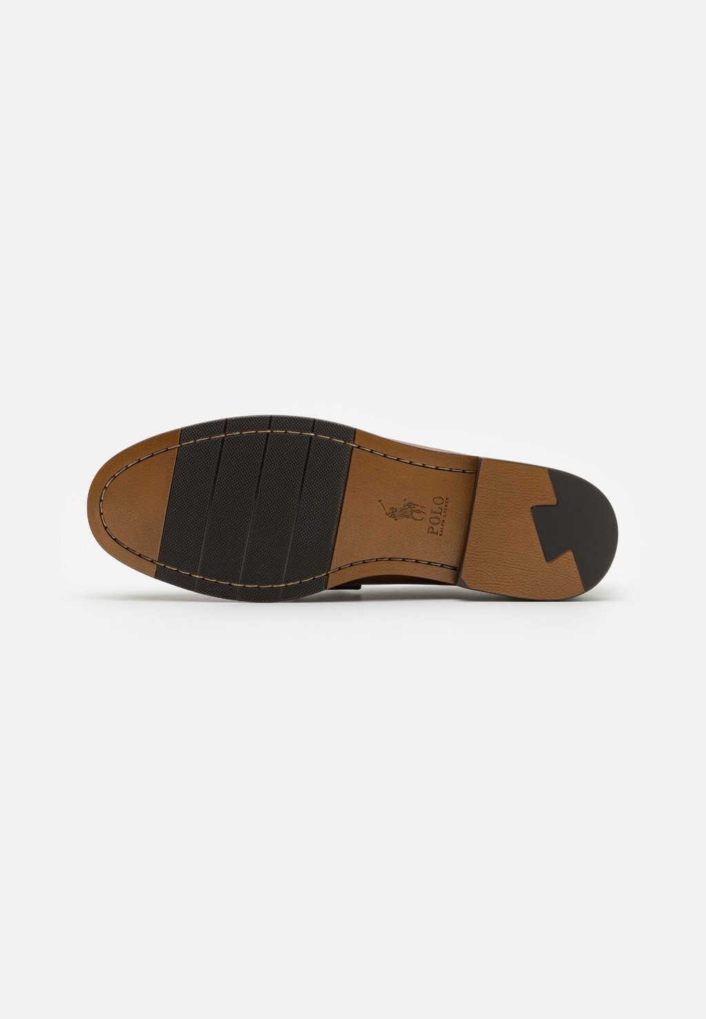 Лоферы ALSTON LEATHER PENNY LOAFER Ralph Lauren, коньяк — фото 4