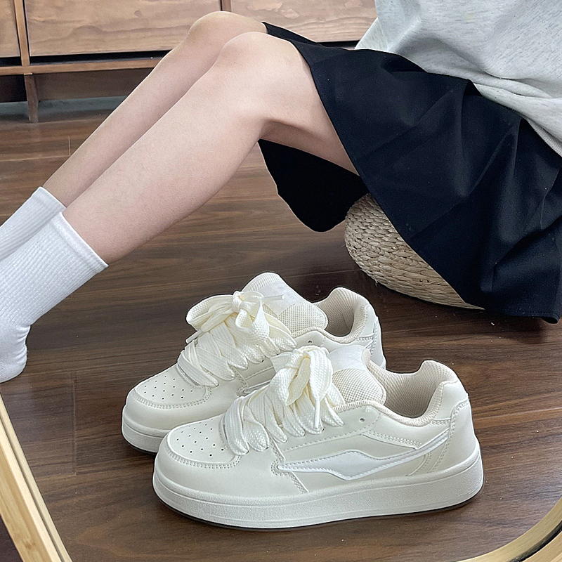 Medd Кроссовки Niche Lightning Puffy Shoes, ультрамодные в корейском стиле, с застежкой-кнопкой, из синтетической кожи — фото 4