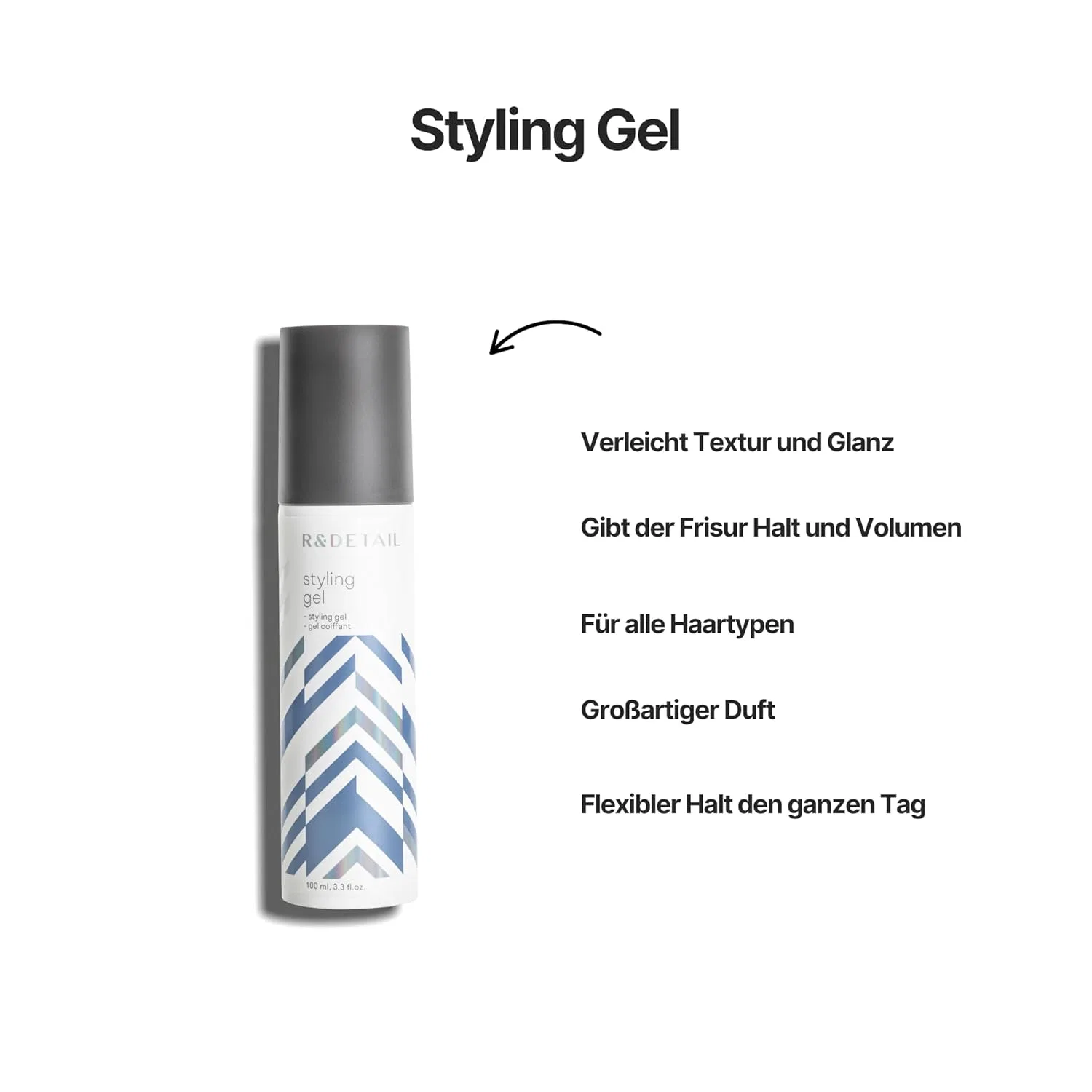 Гель для укладки R&DETAIL Styling Gel, 100 мл R&Detail — фото 3