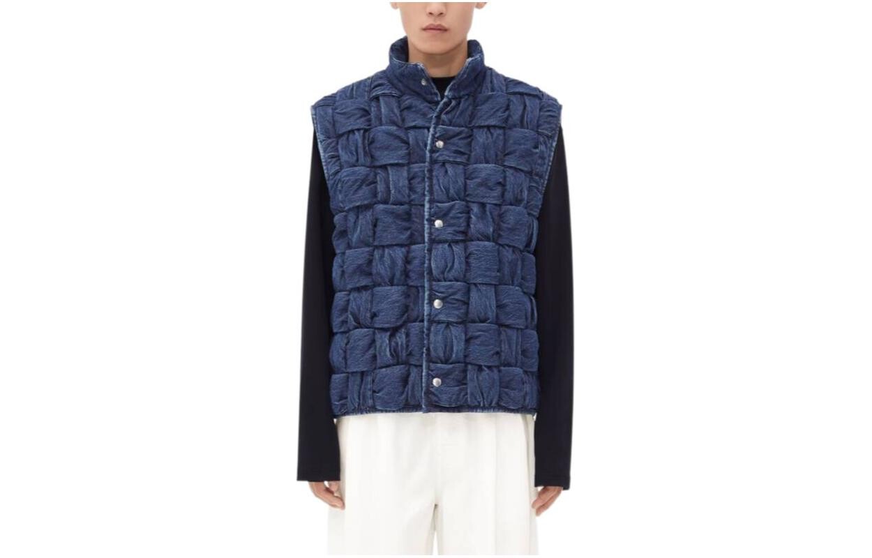 

Жилет мужской синий Bottega Veneta, синий