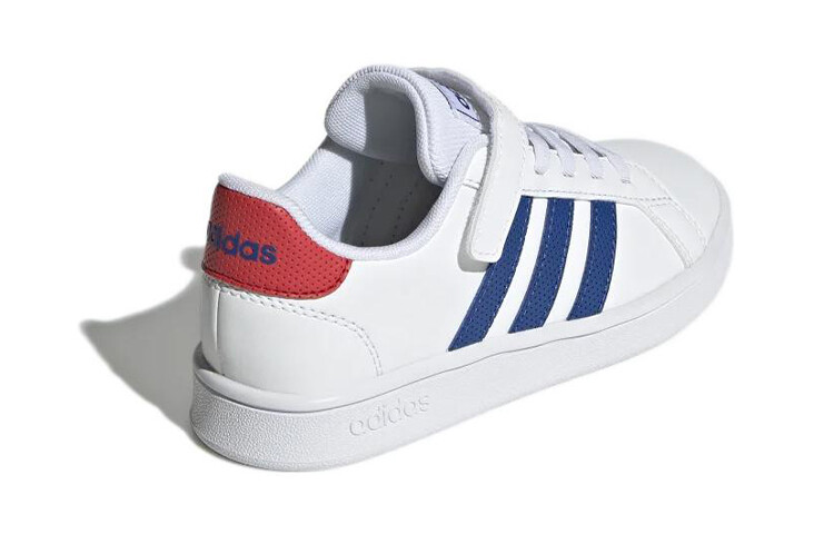 Кроссовки Adidas Grand Court Little Kid 'White Royal Blue' — фото 4