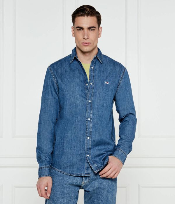 

Рубашка мужская Tommy Jeans джинсовая, синий