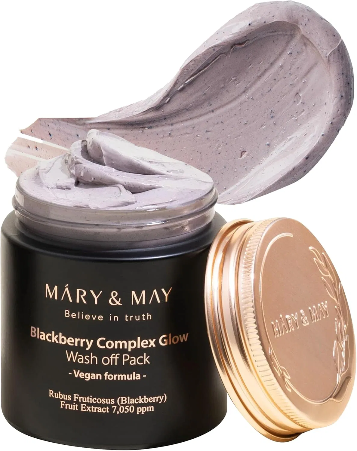 Маска для лица Mary&May — Глиняная с экстрактом ежевики, 125 г