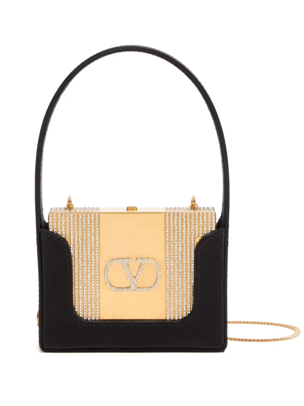 

Клатч Minaumorphe с кристаллами Valentino Garavani, золотистый