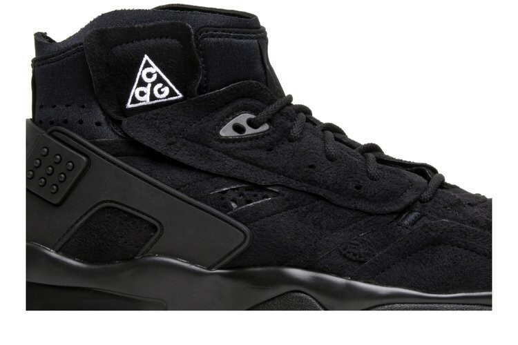 Кроссовки Nike Comme des Garçons x Air Mowabb 'Black', черный — фото 2