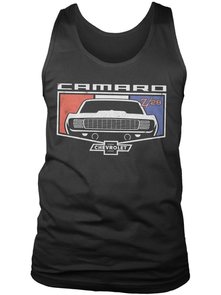 

Футболка Chevrolet Emblem Tank Top черного цвета Camaro, Черный, Футболка Chevrolet Emblem Tank Top черного цвета Camaro