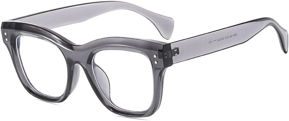 

Солнцезащитные очки для женщин 2027 года: модные ретро-очки с заклепками, винтажные солнцезащитные очки с защитой от УФ-излучения UV400 MTZJH, Grey Clear