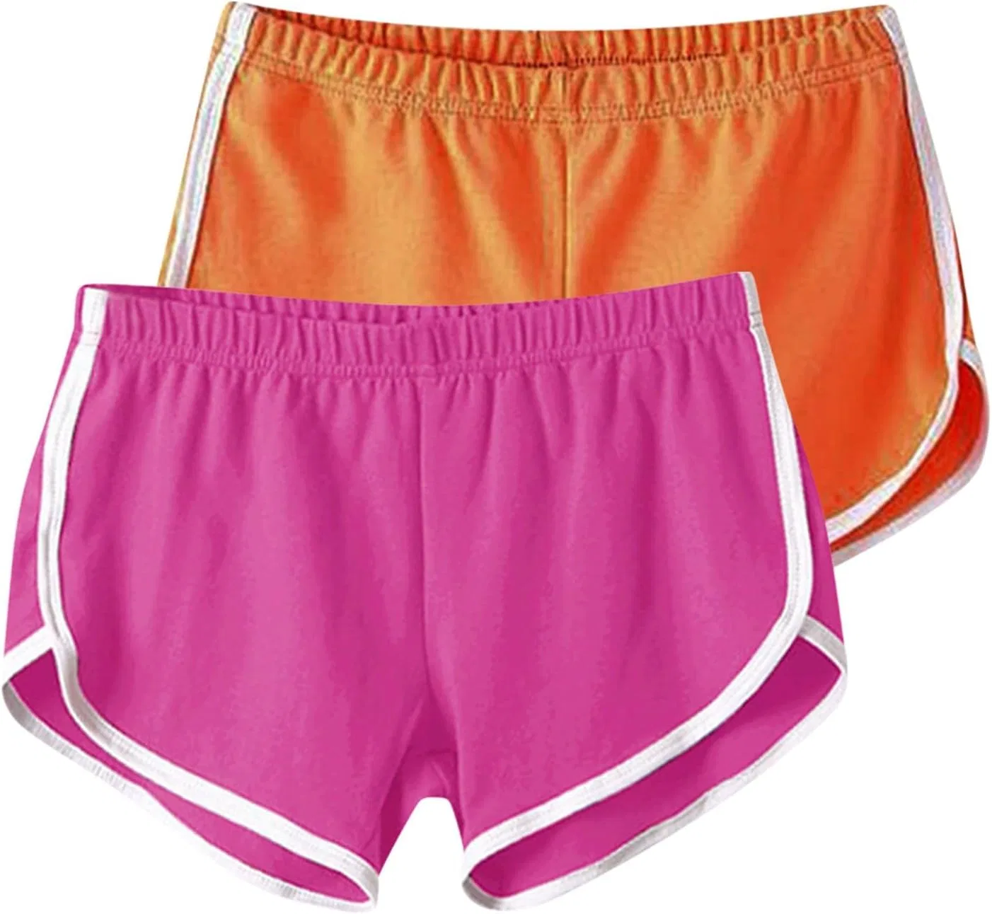Женские спортивные шорты 2 шт, Orange