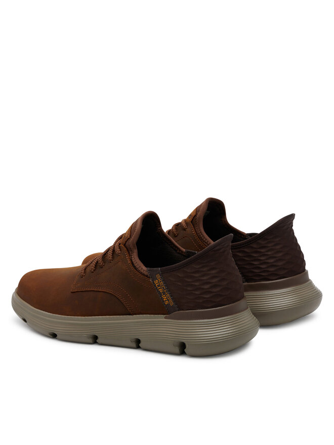 Туфли на плоской подошве Skechers Garza - Gervin 205046/CDB, коричневый — фото 3