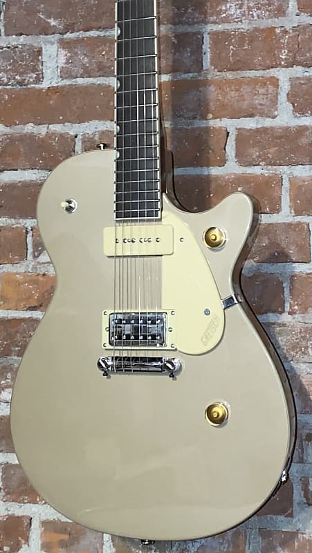 

Электрогитара 2021 Gretsch G2215-P90 Streamliner Junior Jet Club Sahara Metallic, Help Support Small Business !