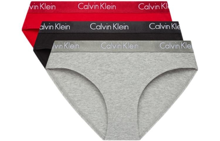 

Женские трусы Calvin Klein, цвет 1 set of 3 strips (black + gray + red)