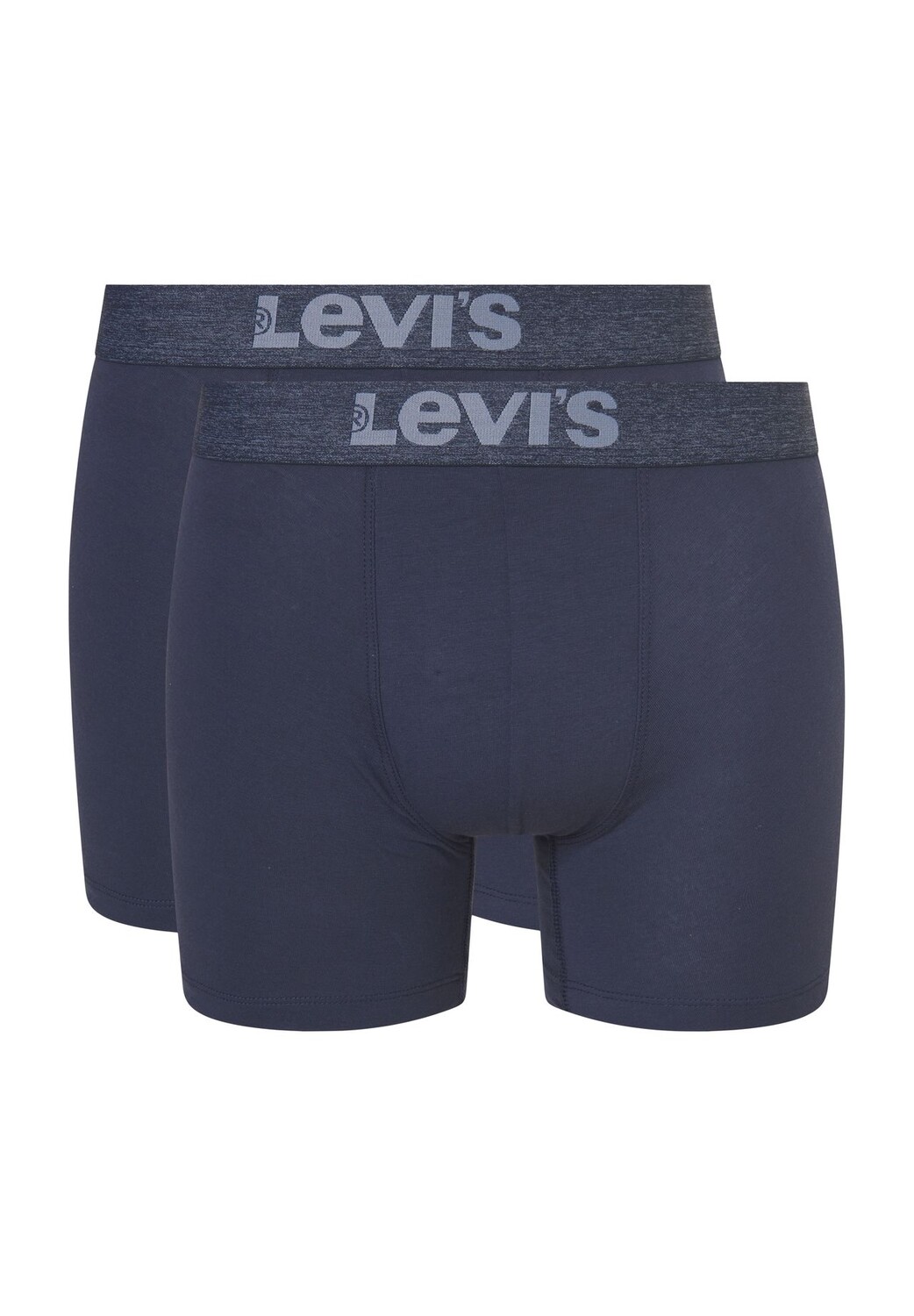 Трусы, 2 шт., пояс с логотипом, мужские Levi's, цвет Mood Indigo