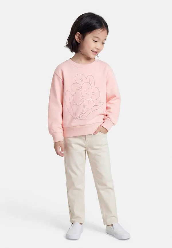 Унисекс толстовка с цветочным принтом Tinycottons, Wild Rose