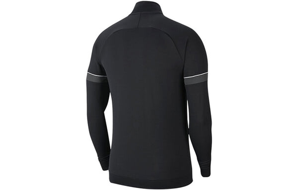 Куртка men's stripe contrasting colors outdoor zipper jacket black Nike, мультиколор — фото 2