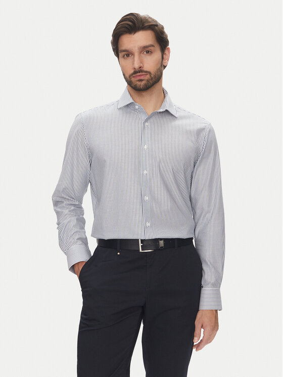 

Рубашка современного кроя C6 11004.0406 Pierre Cardin, синий