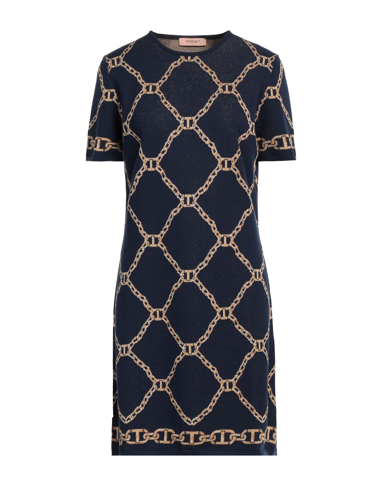 

Мини-платье Twinset, темно-синий