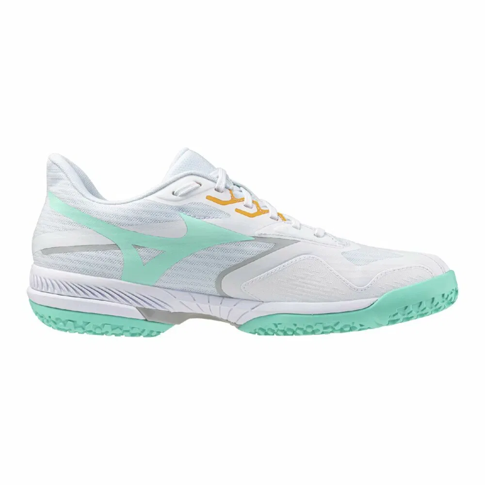Кроссовки для тенниса «WAVE EXCEED 6 OC» от Mizuno, White X Green — фото 3